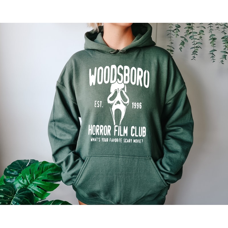 Woodsboro Horror Film Club Sweatshirt, Scary Movie Hoodie, Spooky Halloween Theme Top, Horror Film Fan Sweater, Halloween Celebration Shirt - 3.jpg