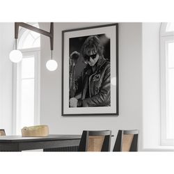 the strokes t in the park poster, music studio decor, vintage music poster, rock band, the strokes print, musical wall d