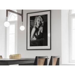 jayne mansfield print, vintage movie print, jayne mansfield poster, movie posters, antique photos, old hollywood, home d