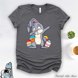 dabbing easter bunny shirt funny egg hunting gift tshirt