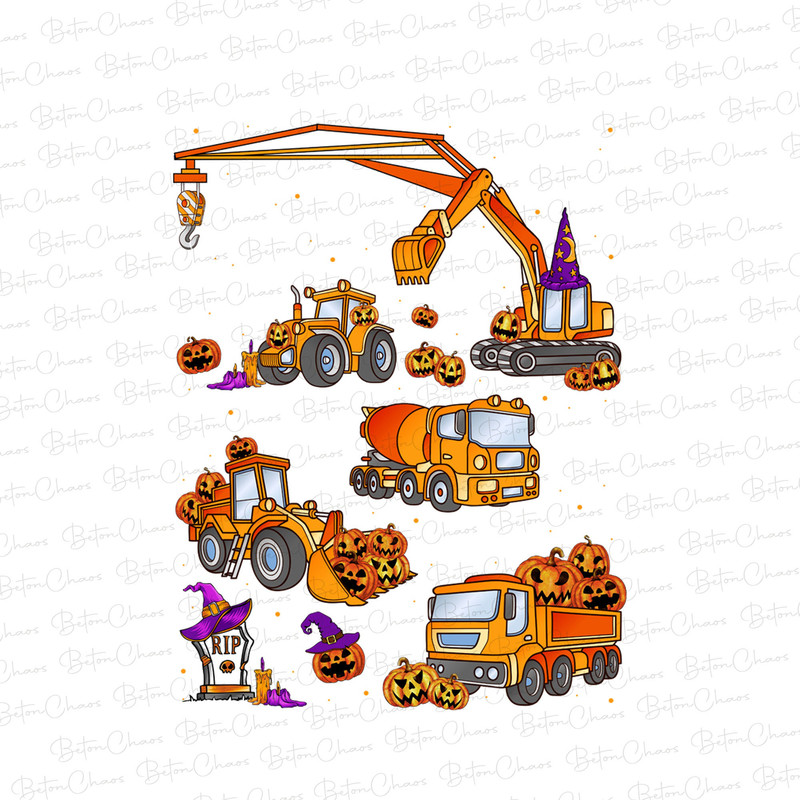 Halloween Truck Png Sublimation Design Download, Boy Halloween Png - 1.jpg