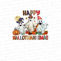 happy hallothanksmas ghost png, ghost clipart, fall png, halloween png, christmas png, western png,