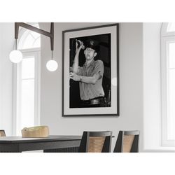 The Pogues Shane Macgowan Poster, Black and White, Vintage Photography, Retro Wall Art, Music Studio Decor, Concert Post