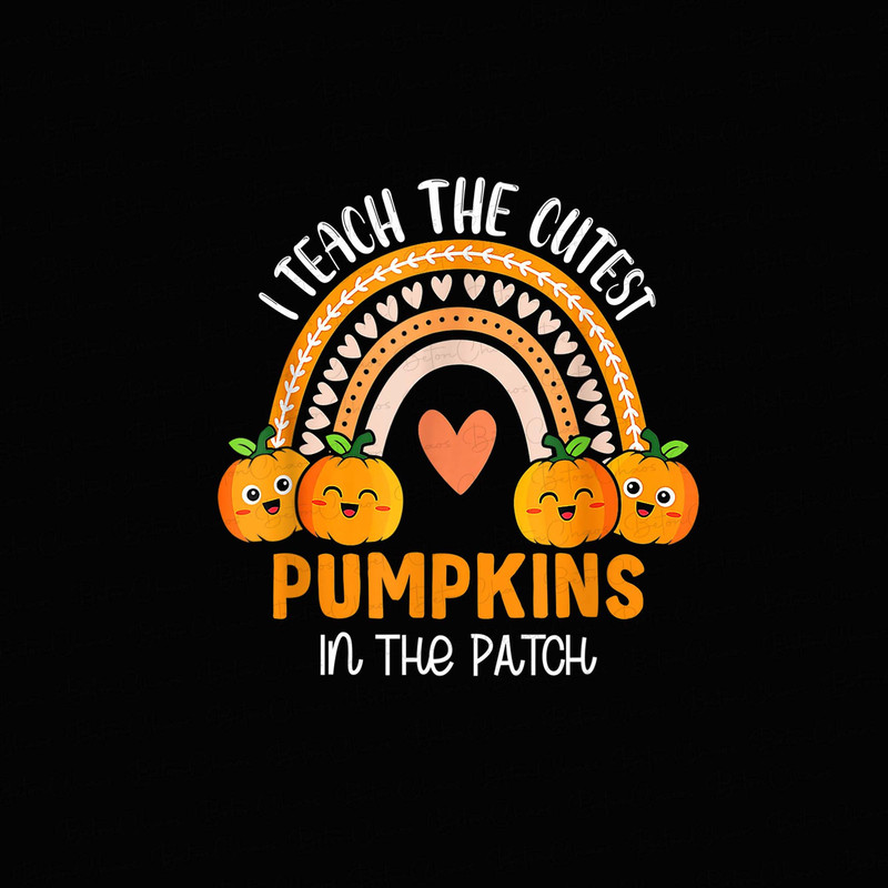 I Teach The Cutest Pumpkin In The Patch PNG, Retro Fall Png, Fall Teacher Png, Fall Vibes Png, Fall Pumpkin Png, Fall Shirt Sublimation - 1.jpg