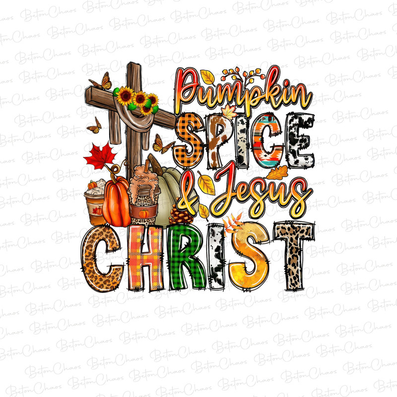 Pumpkin Spice Jesus Christ Png, Jesus Christ Pumpkin Spice Png,Pumpkin Spice And Jesus Christ PNG, Pumpkin Png, Thankful Png, Sublimation - 1.jpg