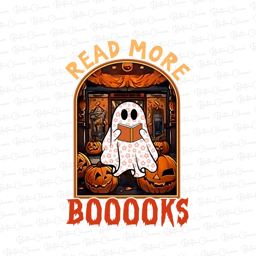 Read More Books Png, Ghost Reading Book PNG Bundle, Ghost Books Png, Boo Reading Books Png, Gift For Bookish, Book Nerd, Teacher, Librarian - 1.jpg