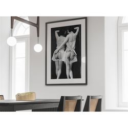era lesbian vintage movie poster, nude wall art, 1920, erotic nude print, digital prints, sexy poster, bedroom poster, l