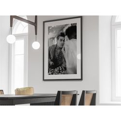 The Smiths Morrissey Poster, Black and White, Vintage Photo, Makeup Decor, Music Print, Room Decor, Bedroom Wall Art, Th
