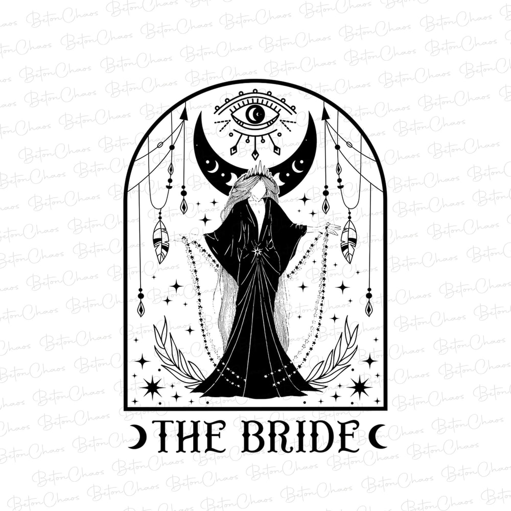 The Bride Png, Halloween Bride Png, Halloween Bachelorette Png, Spooky Bachelorette Png, Witch Bride Png, Digital Download - 1.jpg