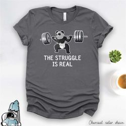 panda gym shirt, panda weightlifting, gym panda shirt, panda gift, panda lifting, panda art, funny gym shirt, panda tank