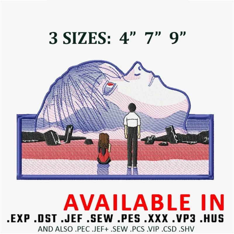 Evangelion Embroidery design