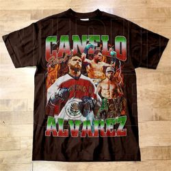 vintage style canelo alvarez t shirt, boxing shirt, classic 90s graphic tee, unisex, vintage bootleg, retro design ca23
