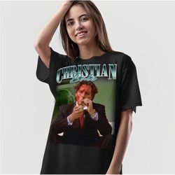 christian bale vintage t shirt, christian bale 90s graphic tee, american psycho vintage style  shirt, graphic tees ca01