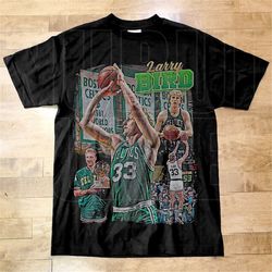 larry bird shirt, basketball shirt, classic 90s graphic tee, unisex, vintage bootleg, gift, retro,larry bird vintage shi