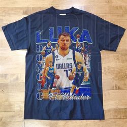 luka doncic shirt, merchandise vintage bootleg professional player tshirt classic retro 90s graphic tee