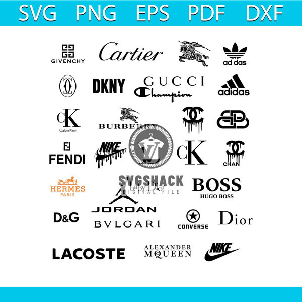 LOGO Fashion brand Svg, Luxury Logo Svg, Gucci Svg, Trending - Inspire ...