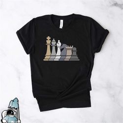 chess pieces shirt  queen king bishop knight rook pawn tournament player gift tshirt