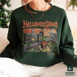 halloweentown est 1998 sweatshirt, retro halloweentown sweatshirt, halloweentown university, fall sweatshirt, vintage ha
