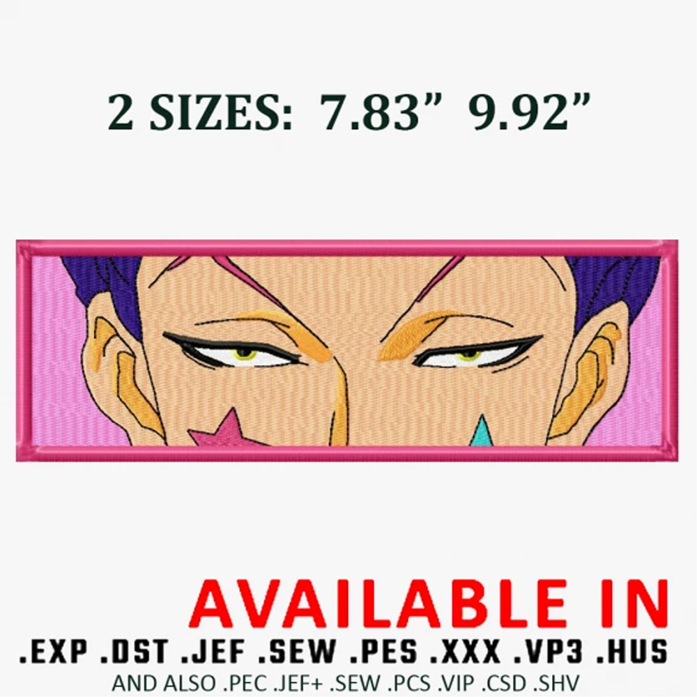 Hisoka eyes Embroidery Design