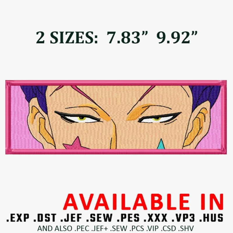 Hisoka eyes Embroidery Design