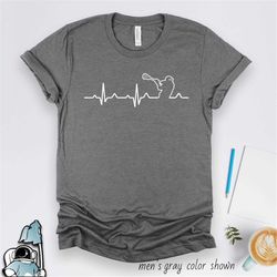 lacrosse shirt, lacrosse heartbeat, lacrosse gift, lacrosse player t-shirt, lacrosse parent gift, lacrosse player gift,