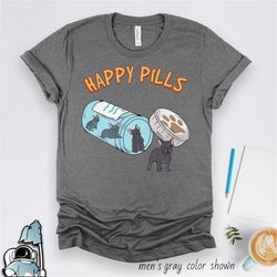 french bulldog happy pills shirt  pet dog owner and animal lover gift tshirt