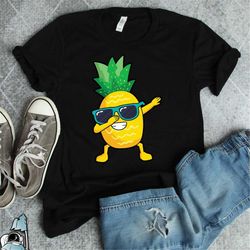 pineapple sunglasses shirt, hawaiian pineapple gift, tropical family vacation gift shirts, hawaii gift, dabbing pineappl