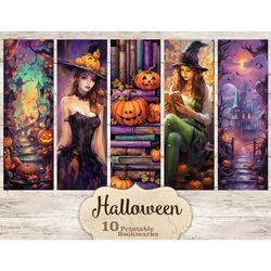 Halloween Bookmarks Printable | Whimsical Halloween