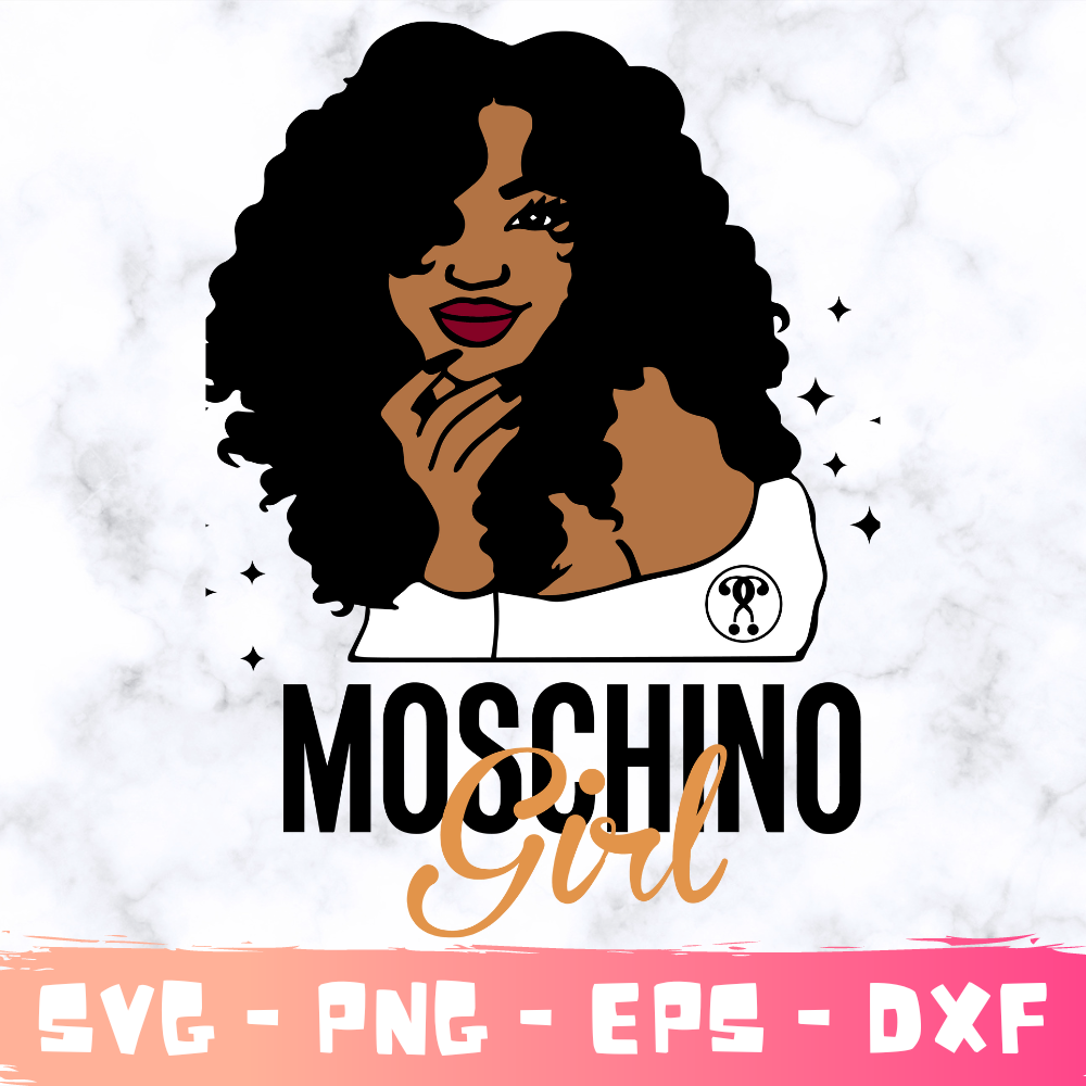 Moschino girl Svg, Fashion Brand Svg,Famous Brand Svg, Silhouette Svg Files, Layered Files, Moschino PNG-SVG-EPS-DXF