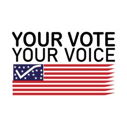 your vote pro choice america life svg