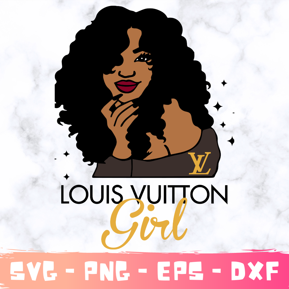 Louis Vuitton girl Svg, Fashion Brand Svg,Famous Brand Svg, LV Silhouette Svg Files, Layered Files, Lv PNG-SVG-EPS-DXF