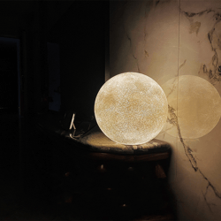 Moon Charging Desk Lamp Net Red Ins Ball Atmosphere