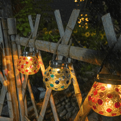 Solar Decorative Wave Point Outdoor Waterproof Small Night Light