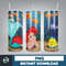 Little Mermaid Tumbler Wrap, 20 oz Skinny Tumbler Wrap, Little Mermaid Sublimation Designs, Mermaid Princess Girls (31).jpg