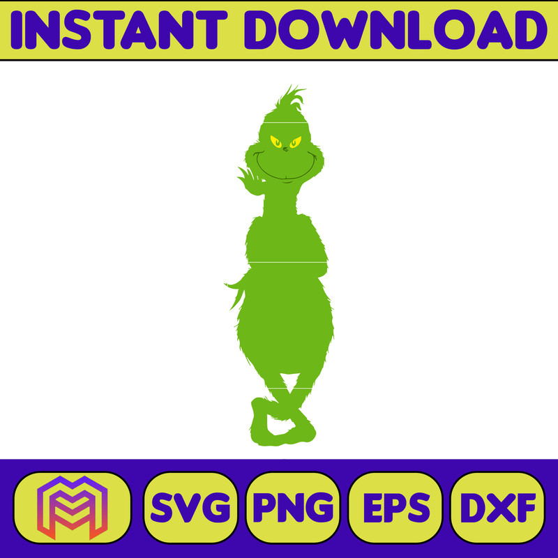 Grinch SVG, Grinch Christmas Svg, Grinch Face Svg, Grinch Hand Svg, Clipart Cricut Vector Cut File, Instant Download (376).jpg