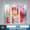 Little Mermaid Tumbler Wrap, 20 oz Skinny Tumbler Wrap, Little Mermaid Sublimation Designs, Mermaid Princess Girls (5).jpg