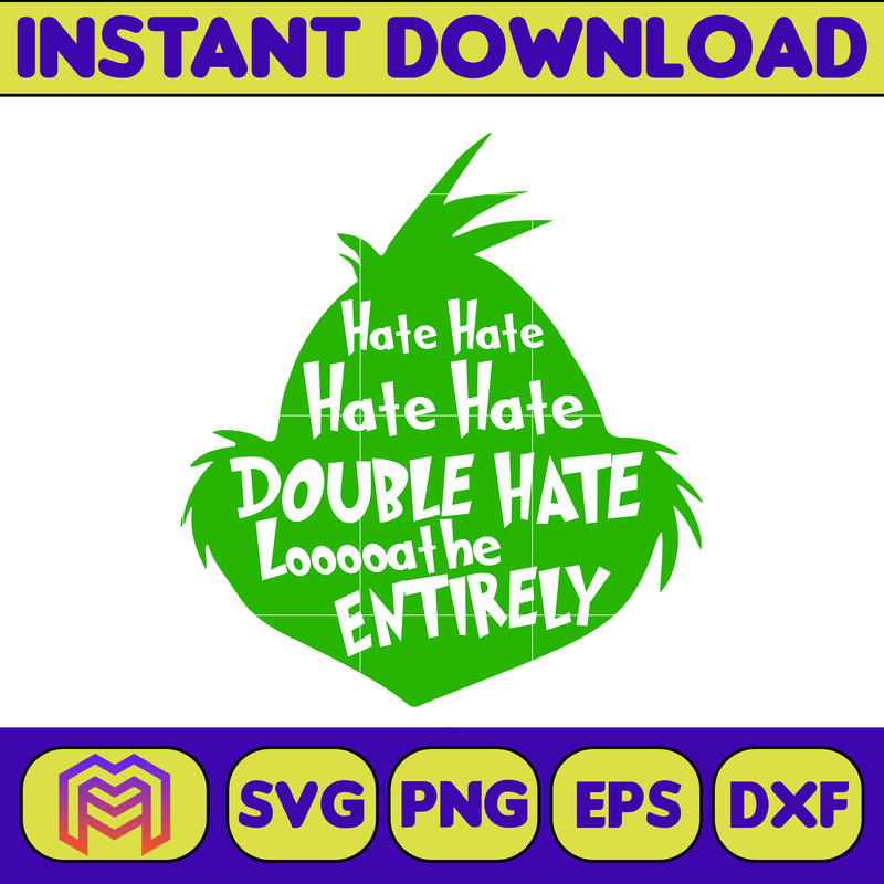 Grinch SVG, Grinch Christmas Svg, Grinch Face Svg, Grinch Hand Svg, Clipart Cricut Vector Cut File, Instant Download (397).jpg