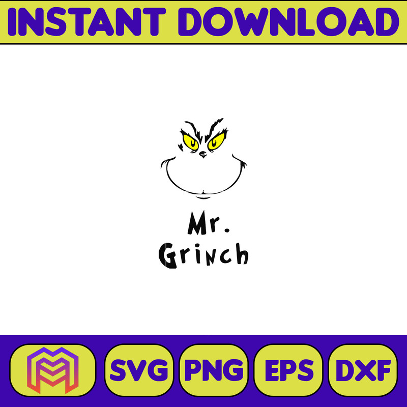 Grinch SVG, Grinch Christmas Svg, Grinch Face Svg, Grinch Hand Svg, Clipart Cricut Vector Cut File, Instant Download (440).jpg