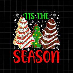 tis' the season christmas png, tree cakes christmas png, tree cakes xmas png, quote christmas png