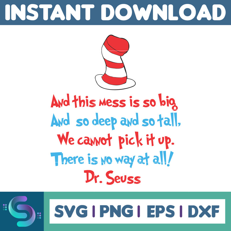 Dr Seuss Svg, Cat In The Hat SVG, Dr Seuss Hat SVG, Green Eggs And Ham Svg, Dr Seuss for Teachers Svg, Cricut, Thing Svg (217).jpg