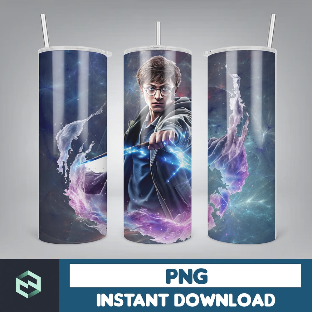 Harry Tumbler Wrap, 20 oz Potter Tumbler PNG, Image Sublimation, Harry Magic Tumbler, HP Wizard Tumbler (25).jpg