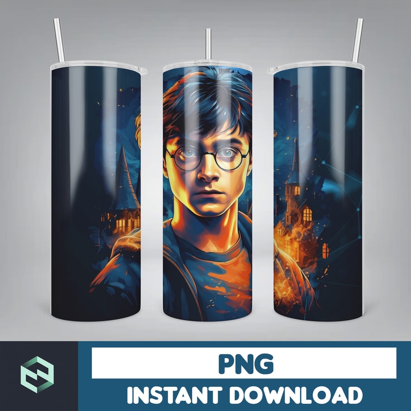 Harry Tumbler Wrap, 20 oz Potter Tumbler PNG, Image Sublimation, Harry Magic Tumbler, HP Wizard Tumbler (26).jpg