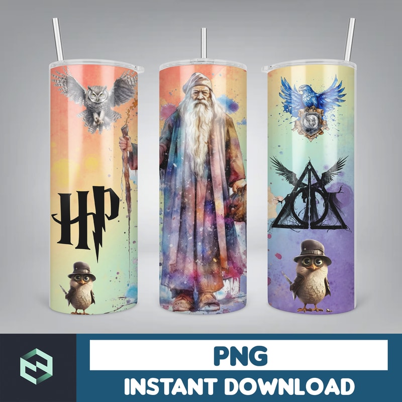 Harry Tumbler Wrap, 20 oz Potter Tumbler PNG, Image Sublimation, Harry Magic Tumbler, HP Wizard Tumbler (27).jpg