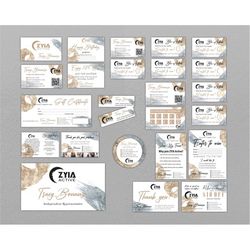 Zyia Marketing Package, Personalized Zyia Bundle, Zyia Marketing Set, Zyia Business Cards, Zyia Business Card, ZYIA Card