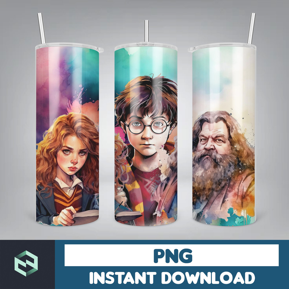Harry Tumbler Wrap, 20 oz Potter Tumbler PNG, Image Sublimation, Harry Magic Tumbler, HP Wizard Tumbler (32).jpg