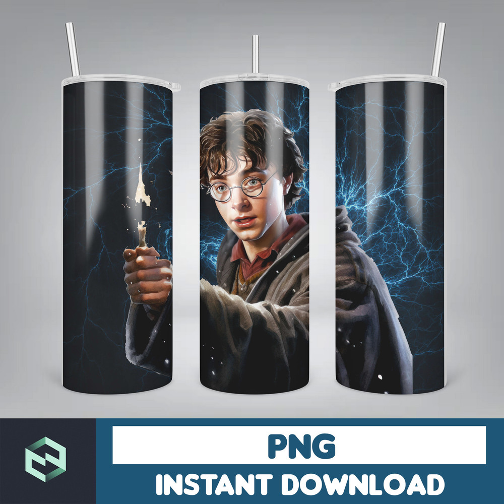 Harry Tumbler Wrap, 20 oz Potter Tumbler PNG, Image Sublimation, Harry Magic Tumbler, HP Wizard Tumbler (50).jpg