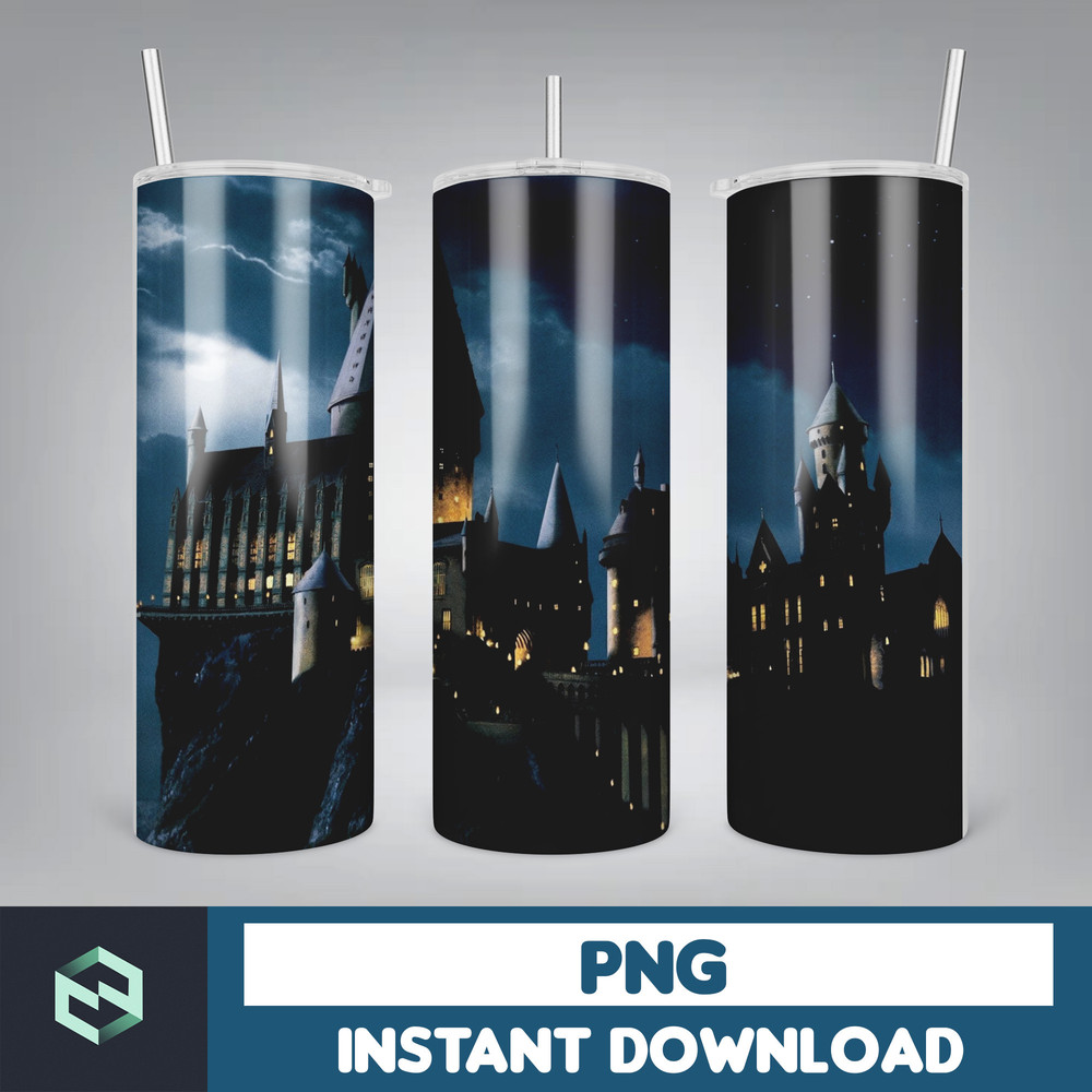 Harry Tumbler Wrap, 20 oz Potter Tumbler PNG, Image Sublimation, Harry Magic Tumbler, HP Wizard Tumbler (8).jpg