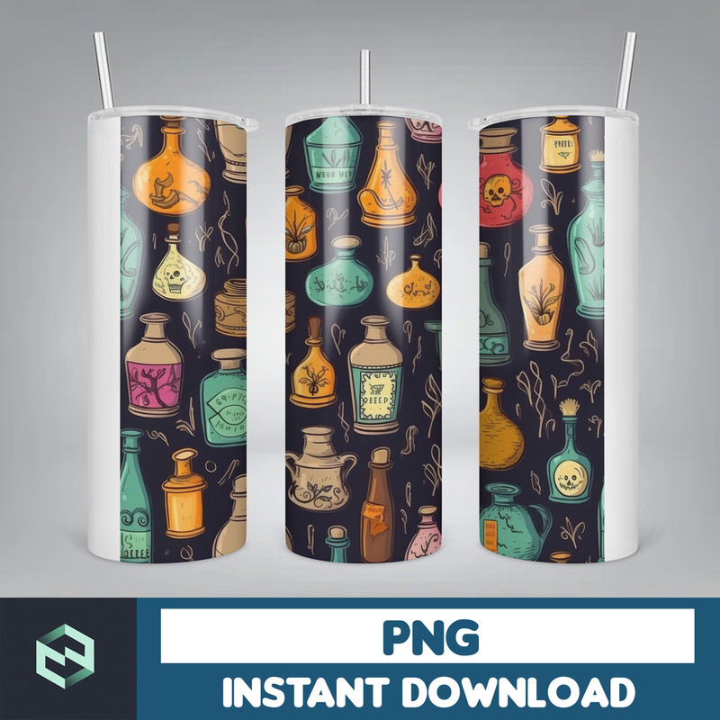 Harry Tumbler Wrap, Harry Magic Tumbler, 20 oz Potter Tumbler PNG Image Sublimation, HP Wizard Tumbler (12).jpg