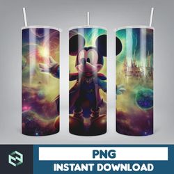 3d mickey mouse tumbler wrap, 20 oz 3d cartoon sublimation designs, kids cartoon tumbler wrap (1)