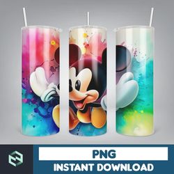3d mickey mouse tumbler wrap, 20 oz 3d cartoon sublimation designs, kids cartoon tumbler wrap (2)